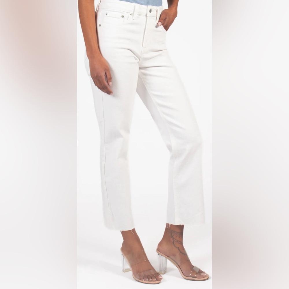 Just USA Hem Detail Straight Jeans